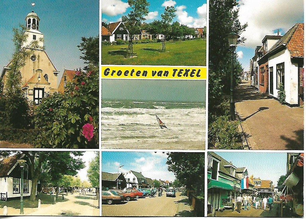 Texel- -7-luik., Verzenden, 1980 tot heden, Gelopen, Waddeneilanden