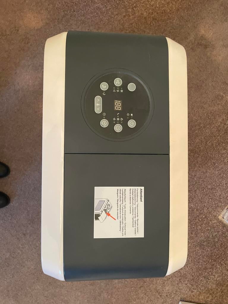 Koenic mobiele airco, Ophalen, Minder dan 60 m³, Timer, 3 snelheden of meer