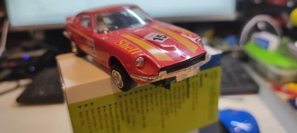scalextric datsun, Ophalen of Verzenden, Gebruikt, Elektrisch, Overige merken