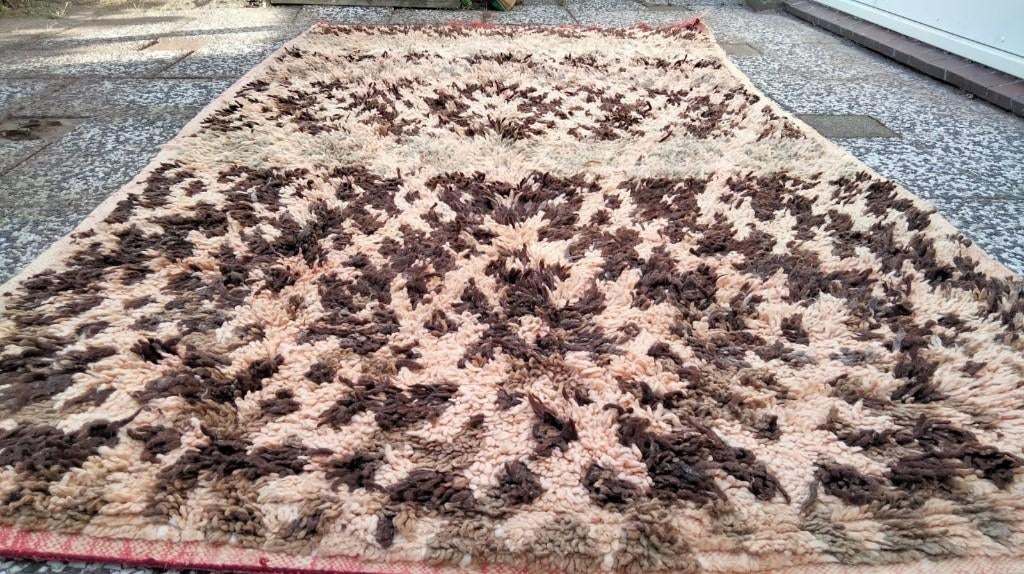 Handgeknoopt Berber kleed wol 275x150cm, 150 tot 200 cm, 200 cm of meer, Ophalen of Verzenden, Zo goed als nieuw