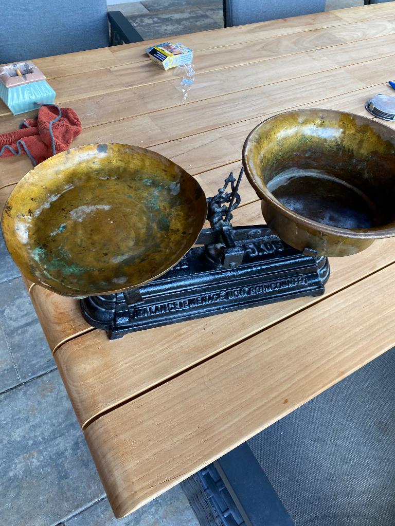 Antieke weegschaal, Antiek en Kunst, Antiek | Keukenbenodigdheden, Ophalen