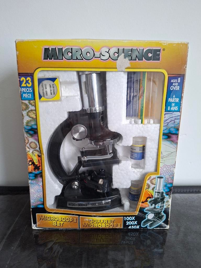 Microscope setje, Ophalen of Verzenden, 10 tot 50 stukjes