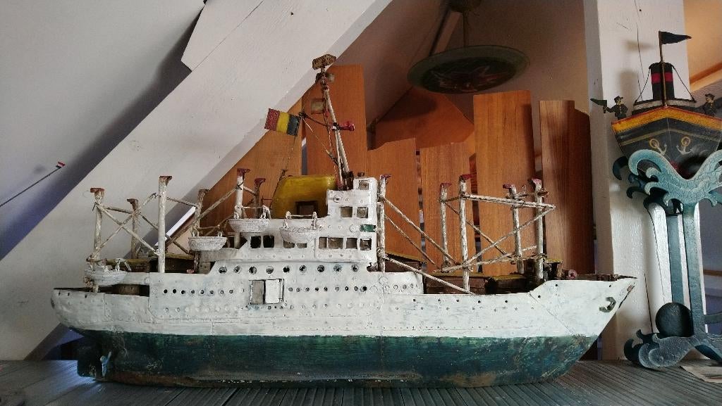 vrachtschip, Hobby en Vrije tijd, Ophalen, Gebruikt