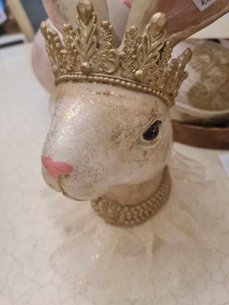 Barokke paashaas merk Clayre & Eef, Diversen, Pasen, Heikant 21 Kaatsheuvel, Belle Vieille Brocante, Nieuw, Ophalen of Verzenden