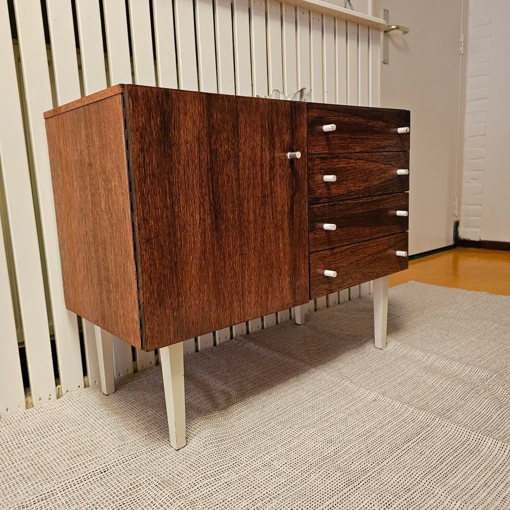 Retro vintage Kastje, Ophalen, Met deur(en), 50 tot 100 cm, X