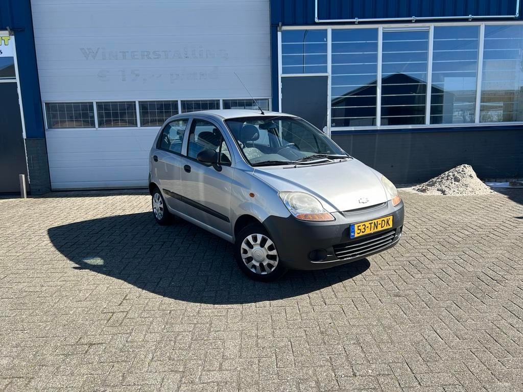 Chevrolet Matiz 0.8 2006 Grijs, Auto's, Chevrolet, Voorwielaandrijving, Origineel Nederlands, Bedrijf, 19 km/l