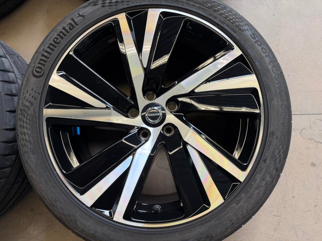 19 inch Origineel Volvo V90 S90 velgen met zomerbanden, 19 inch, Gebruikt, 255 mm, Banden en Velgen