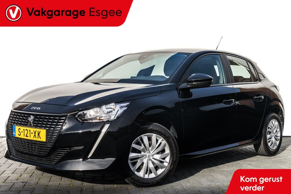 Peugeot 208 1.2 PureTech Active | 1 e eigenaar | Ned Auto |, Stof, 1199 cc, Met garantie (alle), Zwart