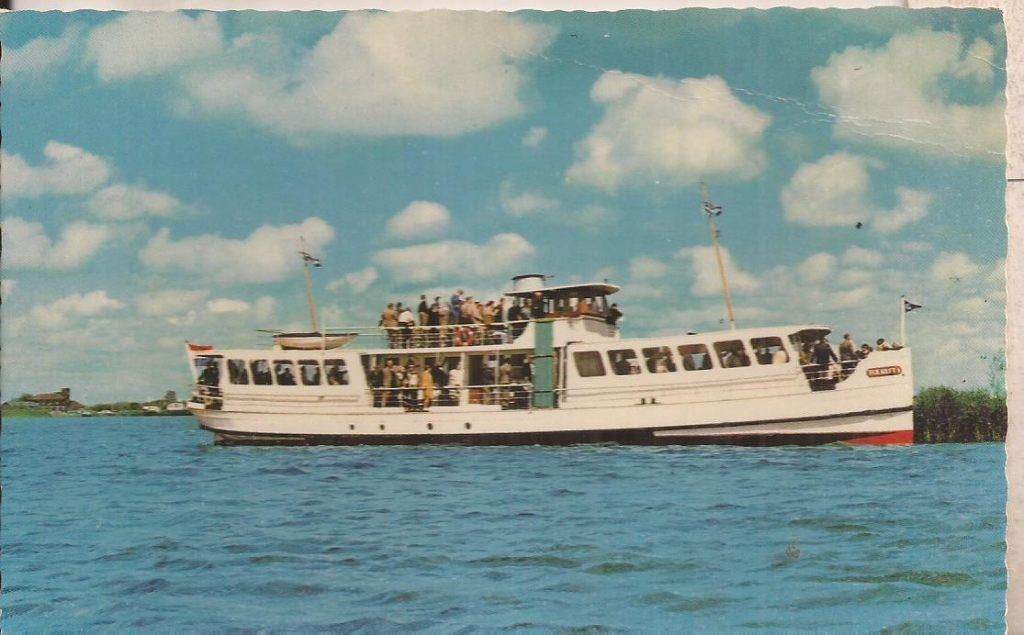 Sneek Rondvaartboot Toerist I  60er jaren, Ophalen of Verzenden, 1940 tot 1960, Ongelopen, Friesland