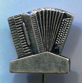 Accordeon vereniging zilverkleurig speldje ( N_072 ), Verzenden, Nieuw, Merk, Speldje of Pin