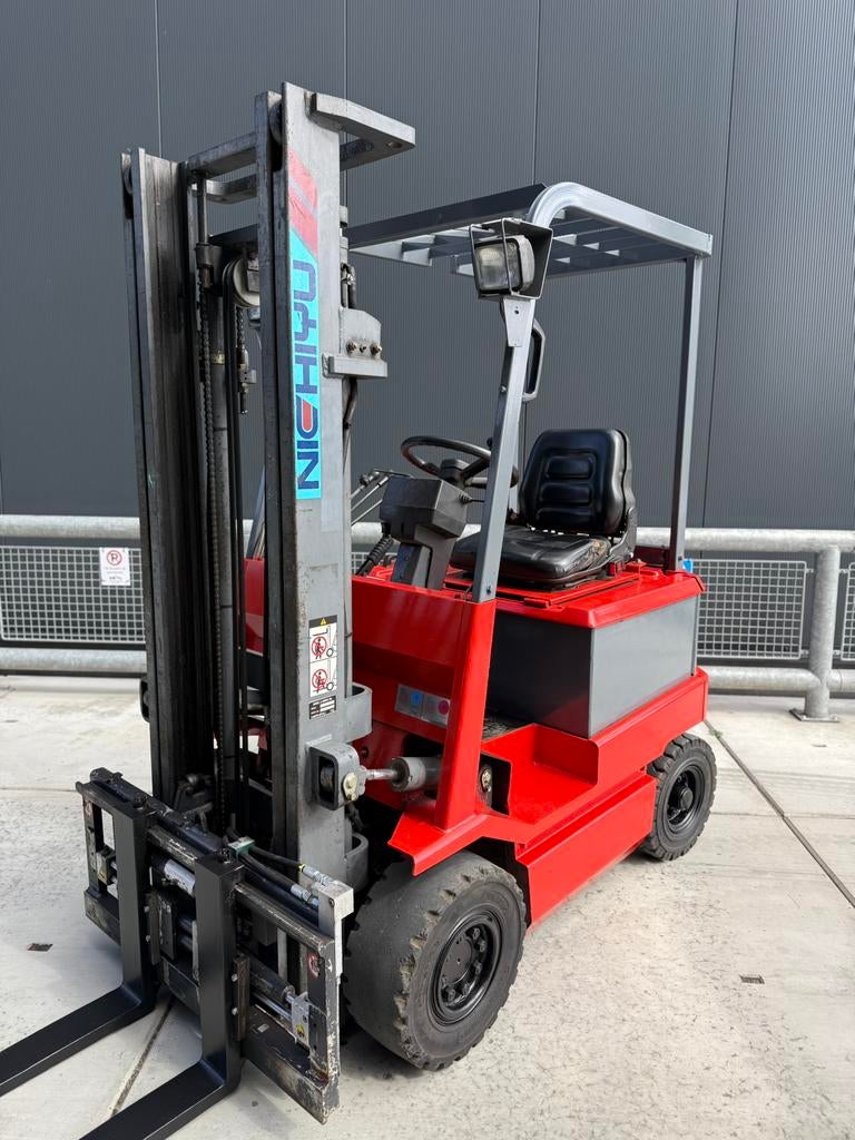 NICHIYU FB15P 1500KG DUPLO 3.30M 7200UUR + VORKVERSTELLER, Heftruck, Ophalen of Verzenden, 1000 tot 2000 kg, Linde Toyota Hyster Komatsu Nissan jungheinrich Still Crown Tcm