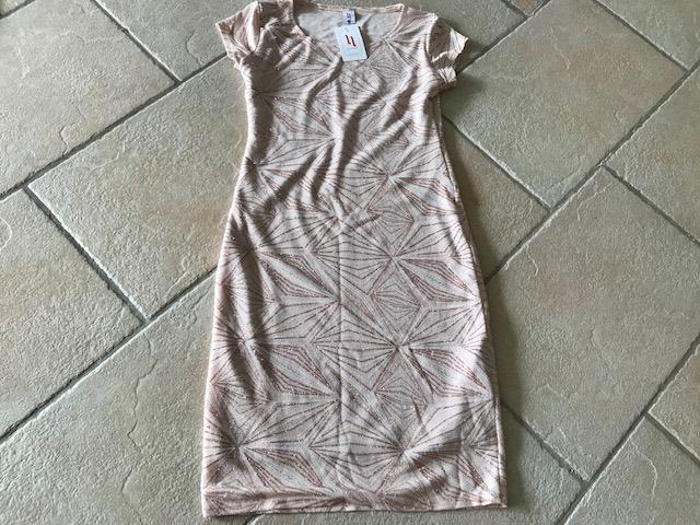 Prachtige glitter jurk maat M, nieuw met label. 99 cm lang, Maat 38/40 (M), Overige kleuren, Nieuw, Ophalen of Verzenden
