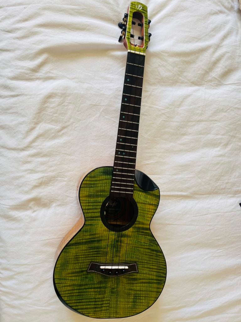 Flight Tenor EA-A Green, Muziek en Instrumenten, Ophalen of Verzenden, Zo goed als nieuw, Ukelele