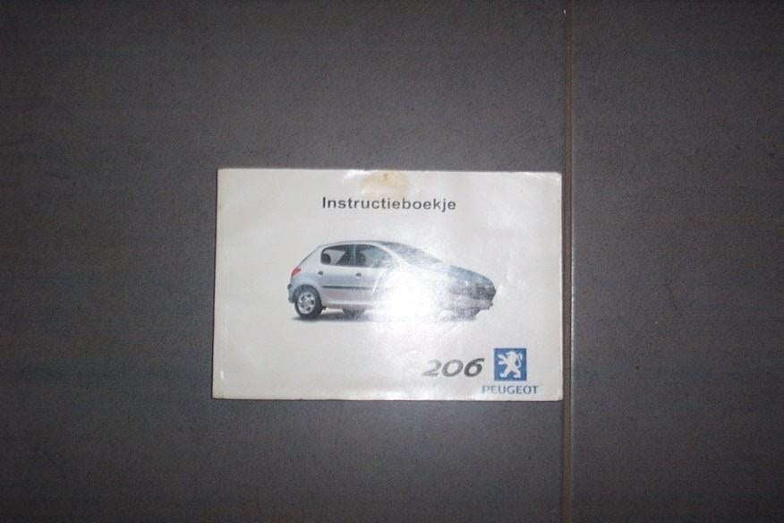 Gebruikershandleiding voor PEUGEOT 206  1998/2006, Auto diversen, Handleidingen en Instructieboekjes, Ophalen of Verzenden