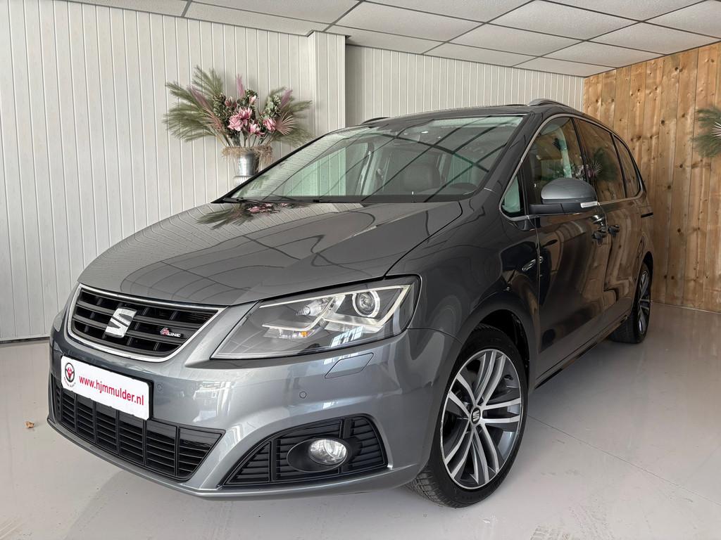 SEAT Alhambra 1.4 TSI FR, 7-PERSOONS AUTOMAAT, VOL OPTIES, E, Auto's, Zwart, 4 cilinders, 150 pk, Lichtsensor
