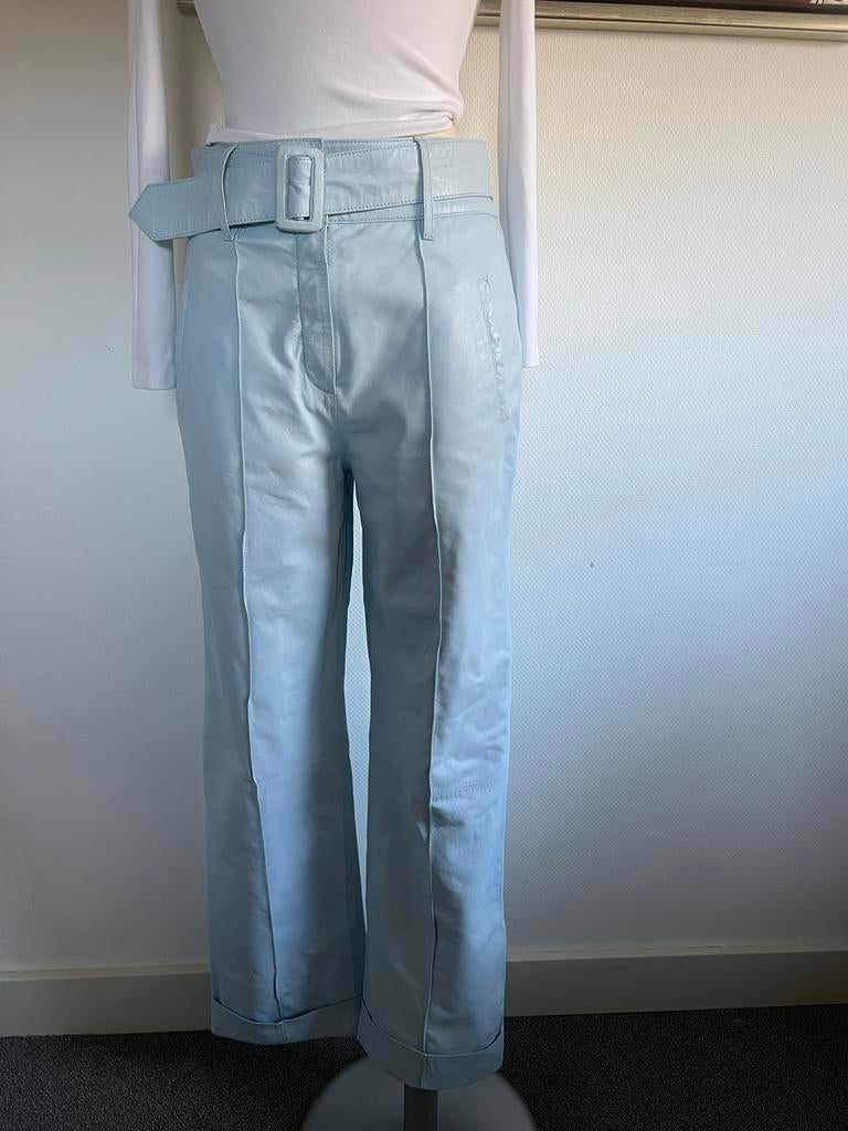 Ibana Paco leren broek, lichtblauw, maat 38, nieuw, Maat 38/40 (M), Blauw, Nieuw, Ophalen of Verzenden