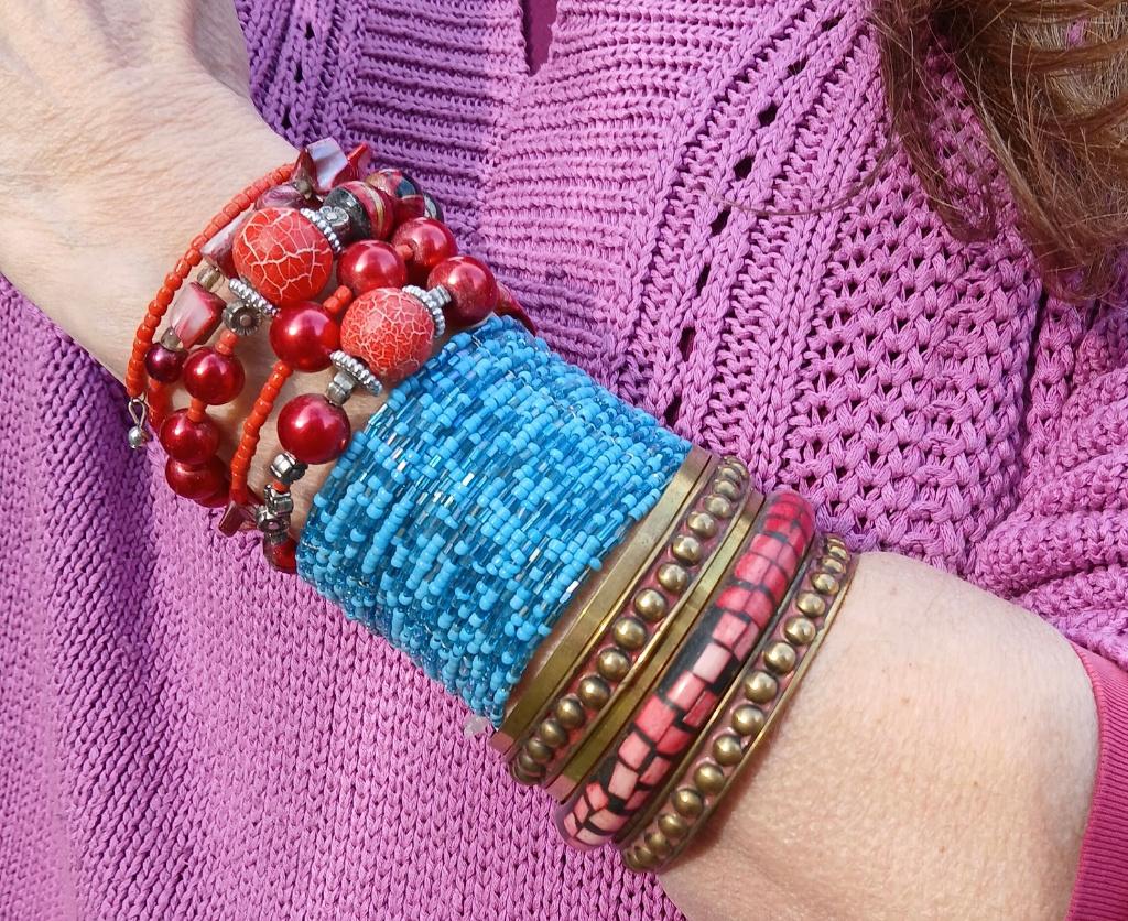 Bohemian armbanden kralenkettingen muntjes coins bracelets, Sieraden, Tassen en Uiterlijk, Armbanden, Overige materialen, Overige kleuren