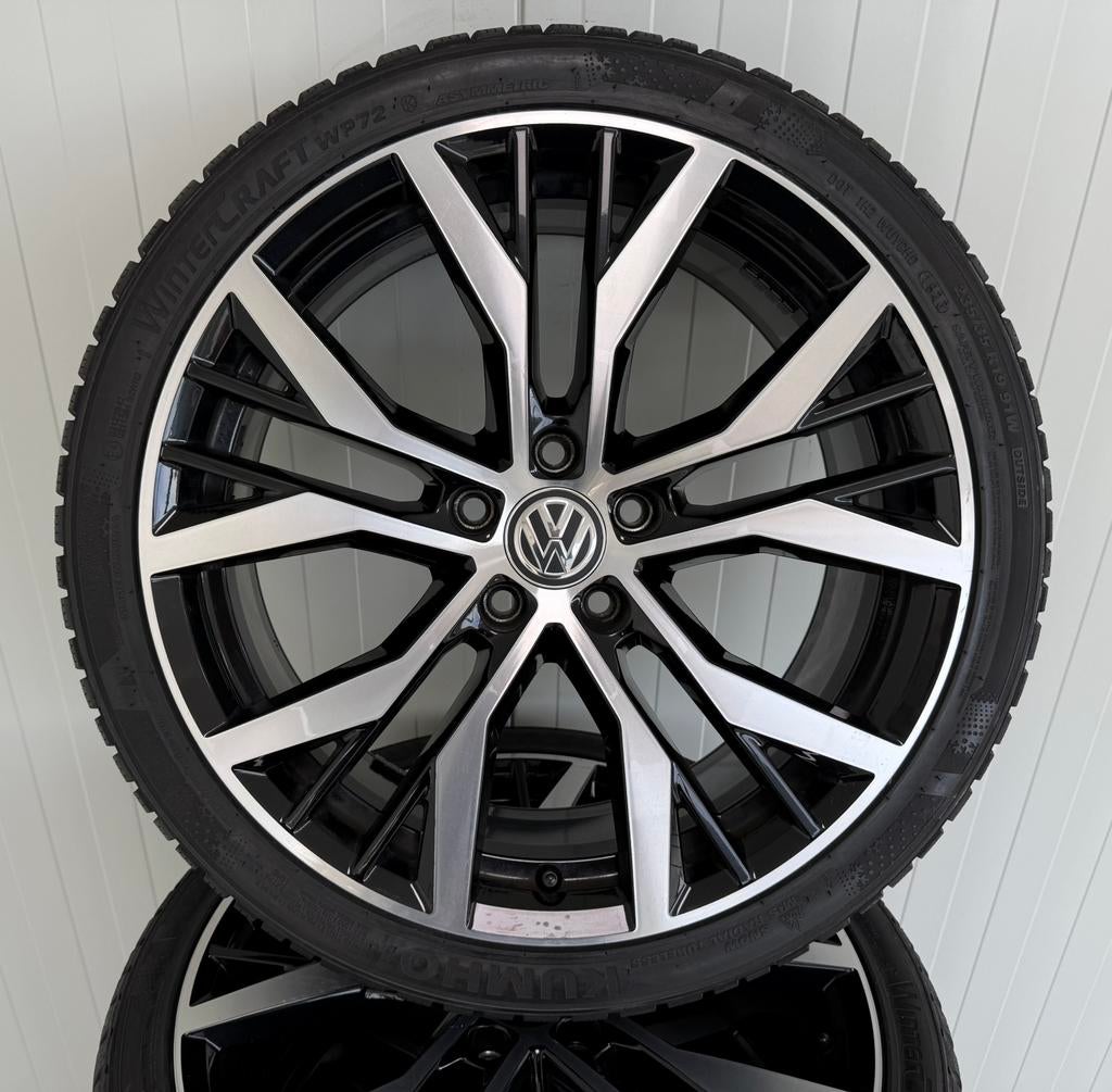 Originele Volkswagen Golf Santiago Velgen 19 Inch GTI VW, Gebruikt, -, -, Banden en Velgen