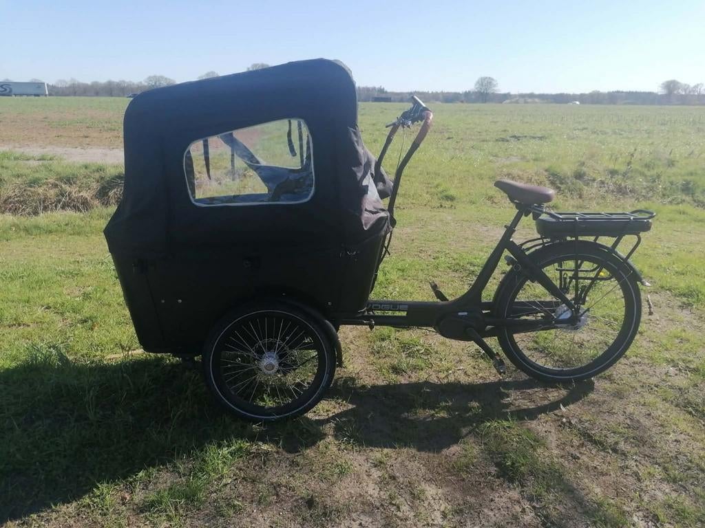 Electrische vogue carry 3 bakfiets, Fietsen en Brommers, Fietsen | Bakfietsen, Ophalen, Zo goed als nieuw, 4 kinderen of meer