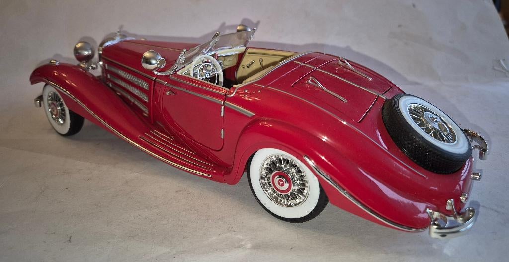 Mercedes Benz 500 K Speedster Modelauto 1:18, Ophalen of Verzenden, Maisto