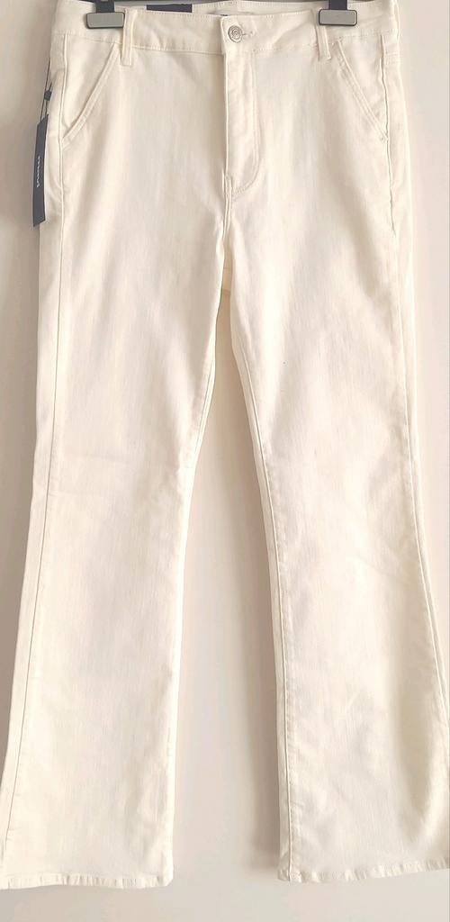Mavi Jeans high rise flared jeans off-white W28/L30 nieuw, Kleding | Dames, Broeken en Pantalons, Nieuw, Maat 36 (S), Wit, Lang