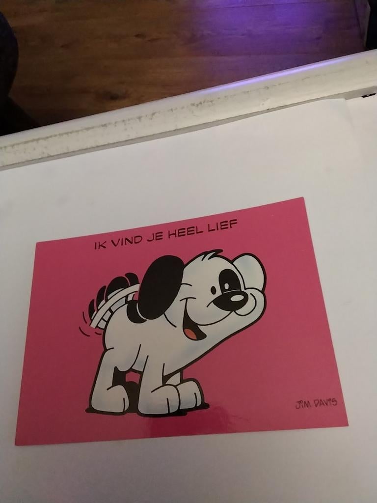 JIM DAVIS. 1985 /  IK VIND JE HEEL LIEF, Ophalen of Verzenden, 1980 tot heden, Overige thema's