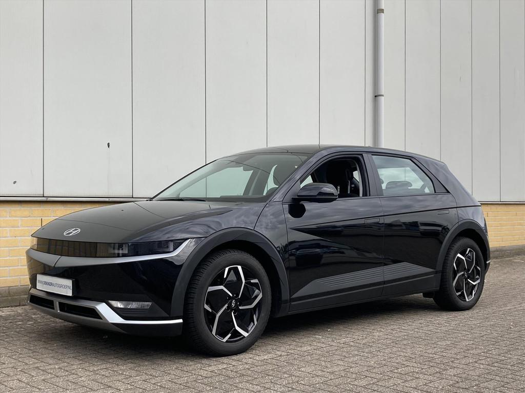 Hyundai IONIQ 5 58 kWh Style | Garantie t/m 12-2027 | Zwart, Auto's, Hyundai, Automaat, Stof, Gebruikt, 750 kg