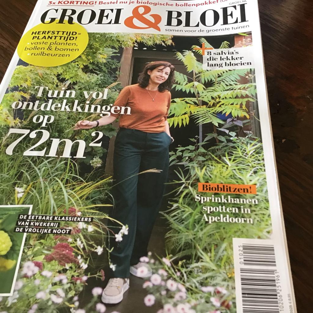Groei en Bloei tijdschrift okt 2025 ! (Z.g.a.n.), Boeken, Tijdschriften en Kranten, Nieuw, Overige typen, Ophalen of Verzenden