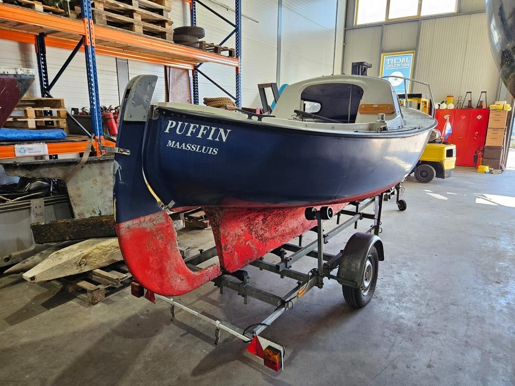 Leuk Oost zee jol met kantel trailer 5m lang., Ophalen of Verzenden, Zo goed als nieuw, Interieur en Kussens