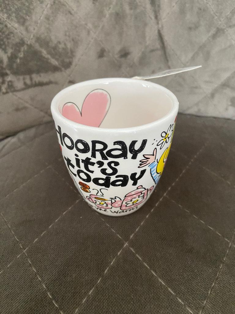 Blond Amsterdam 2x koffiekopjes Love &Happiness, Ophalen, Blond Amsterdam, Nieuw, Kop(pen) en/of Schotel(s)