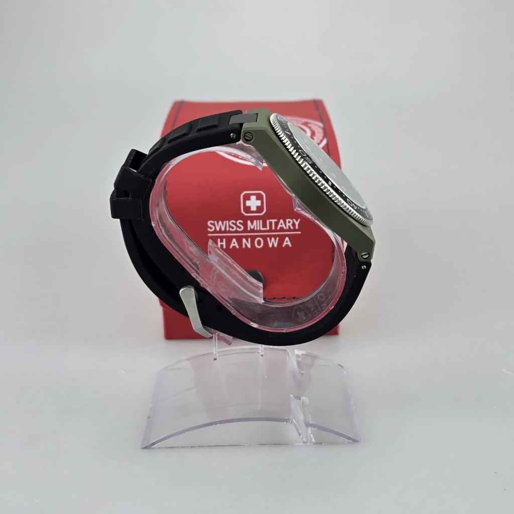 Swiss Military Hanowa GN00011 Herenhorloge Groen | ZGAN, Flex Ltd., Zo goed als nieuw, https://flex.com/contact-us, Nobelstraat 10, 5807 GA Oostrum LB, Limburg, Nederland