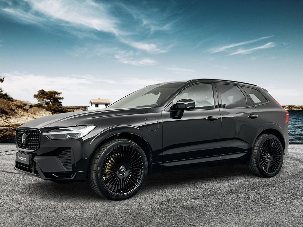 Volvo XC60 T6 398PK Recharge Black Edition| Pano| 360 Camera, Gebruikt, Zwart, Bedrijf, XC60