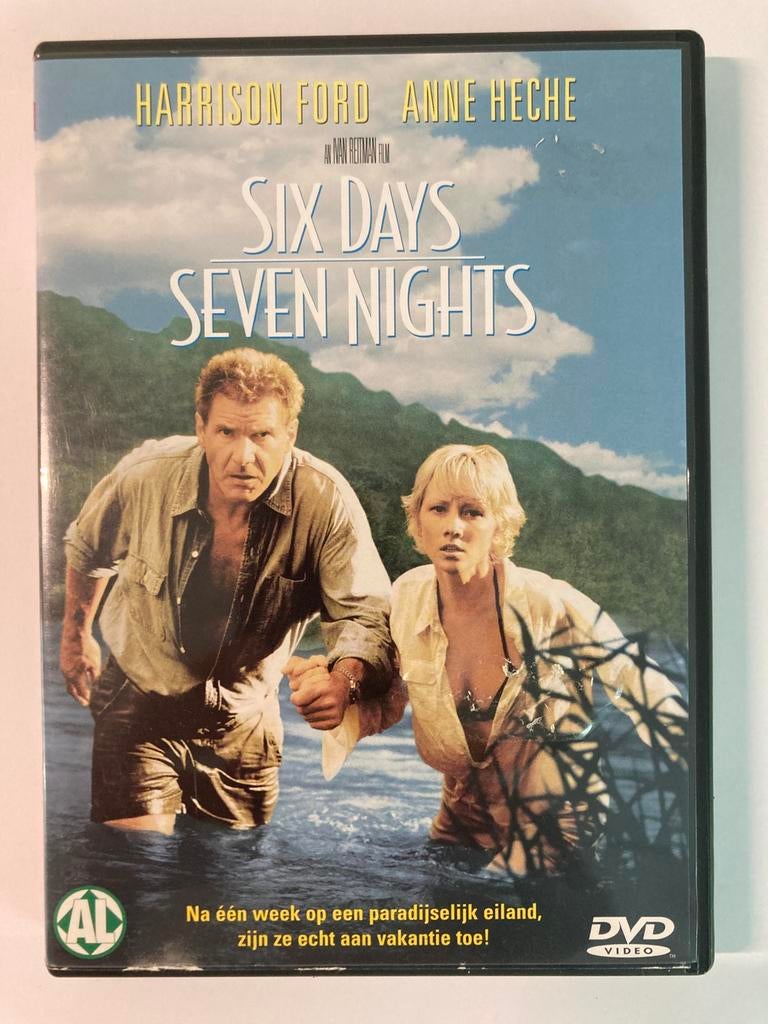 Six Days Seven Nights, 1998 / DVD, Vanaf 12 jaar, Ophalen of Verzenden, Zo goed als nieuw