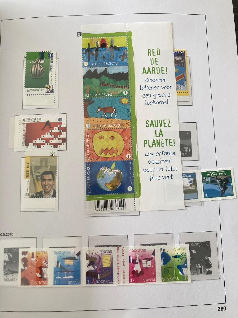 België jaargang 2010, Orginele gom, Ophalen of Verzenden, Zonder stempel, Postfris
