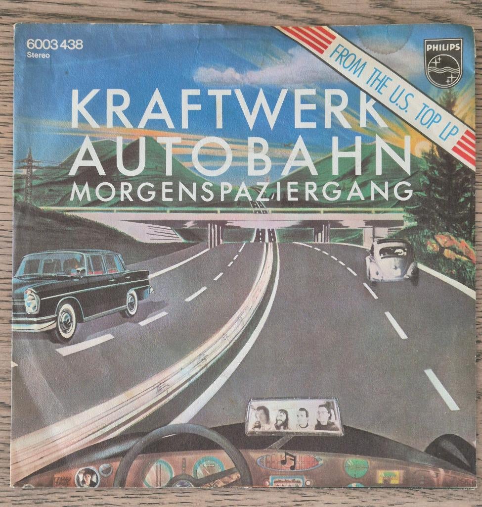 Kraftwerk – Autobahn, Gebruikt, 7 inch, Single, Ophalen of Verzenden