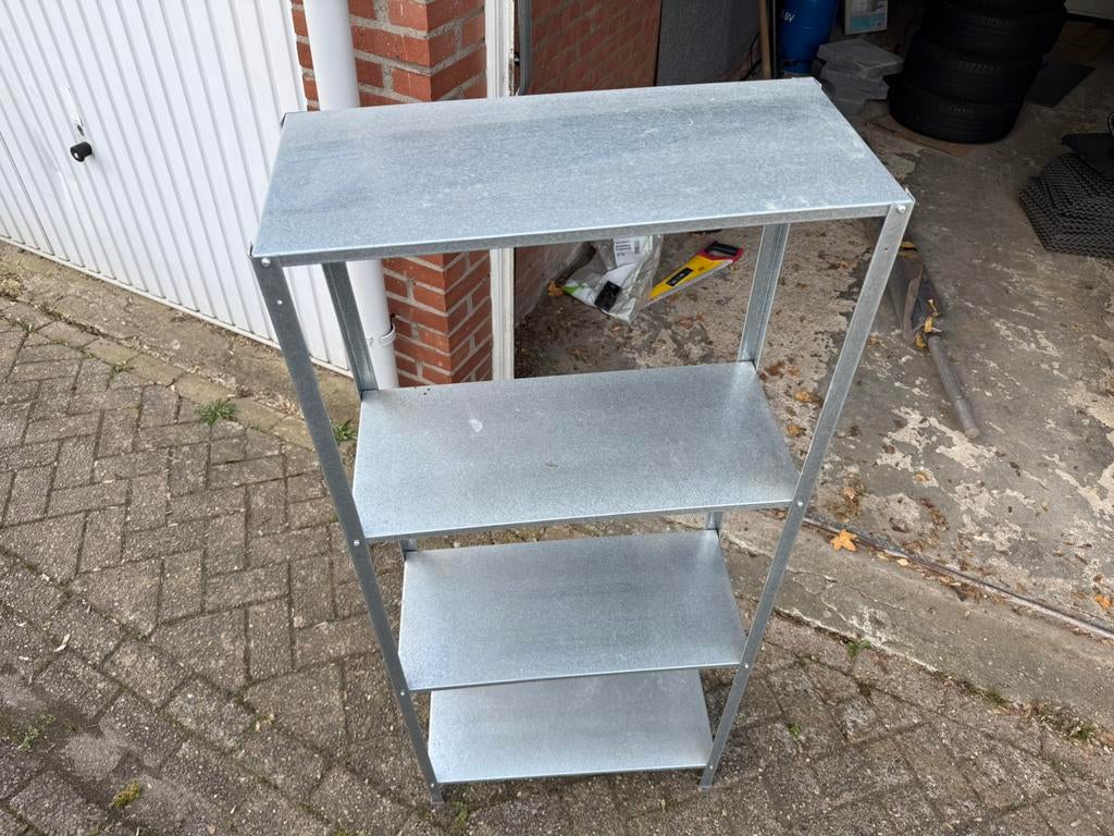 IKEA HYLLIS Stellingkast, gegalvaniseerd, 60x27x140 cm, Ophalen, Zo goed als nieuw