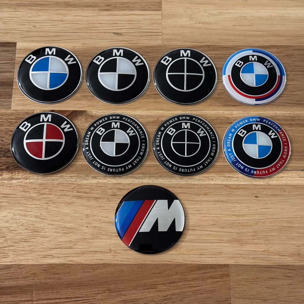 Bmw Stuurwiel embleem. 45mm. 9 soorten. Nieuw!, Auto diversen, Tuning en Styling, Ophalen of Verzenden