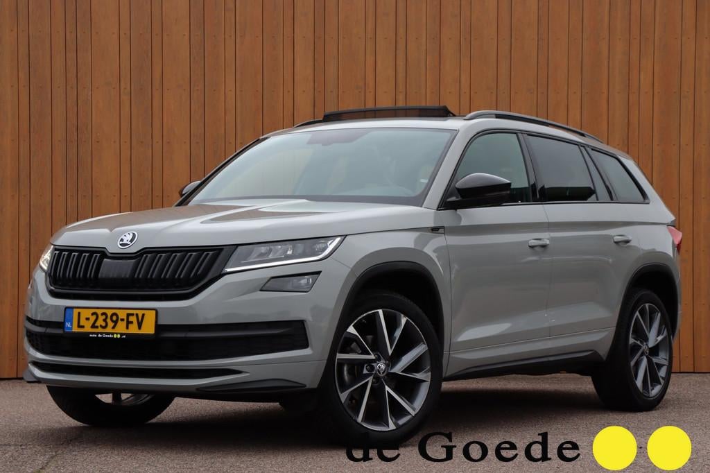 Skoda Kodiaq 1.5 TSI Sportline Business orgNL pano-schuifdak, 12 maanden, 4 cilinders, 1481 kg, Origineel Nederlands