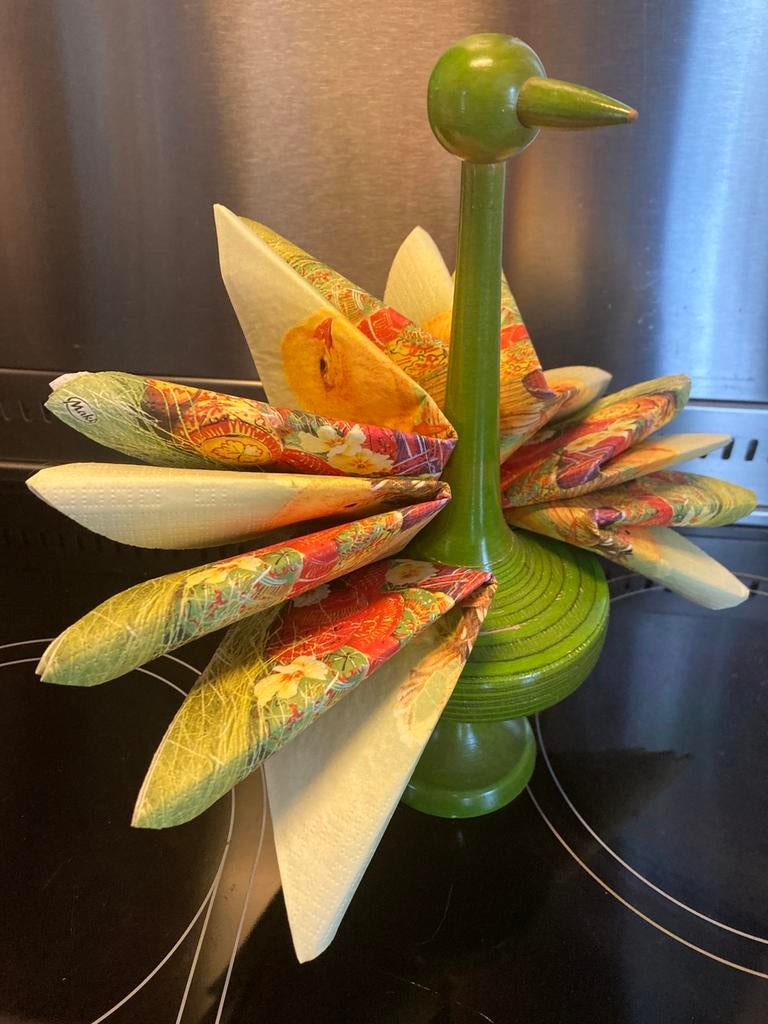 Paavo Asikainen Finland 1970 Servethouder Vogel, Verzenden