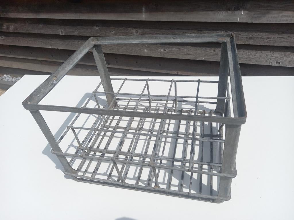 IJzeren krat voor 20 flesjes, Ophalen of Verzenden