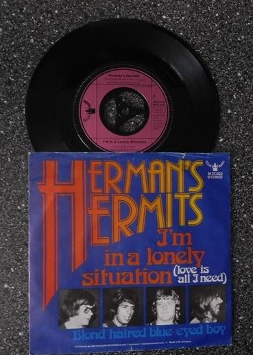 Herman's Hermits - I'm in a lonely situation (vanaf € 2,00), 7 inch, Single, Ophalen of Verzenden, Zo goed als nieuw