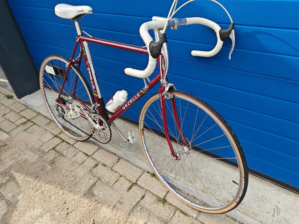 Vintage gerestaureerde Gazelle Piet de Wit racefiets, 55 tot 59 cm, Ophalen, Gazelle, Jaren '60 of nieuwer