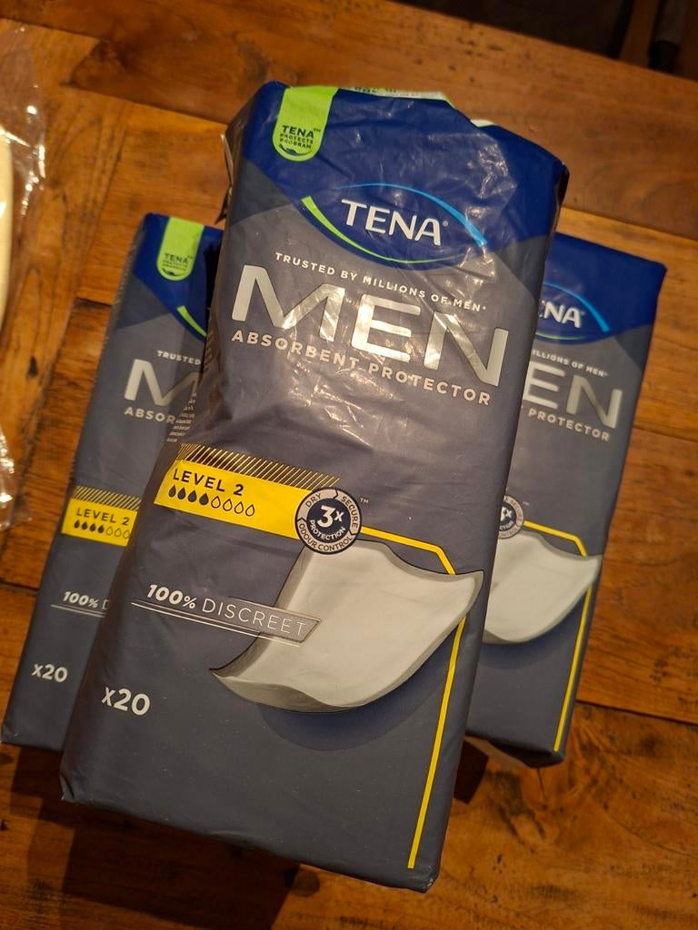 Tena Men level 2 en level 3, Ophalen of Verzenden, Nieuw