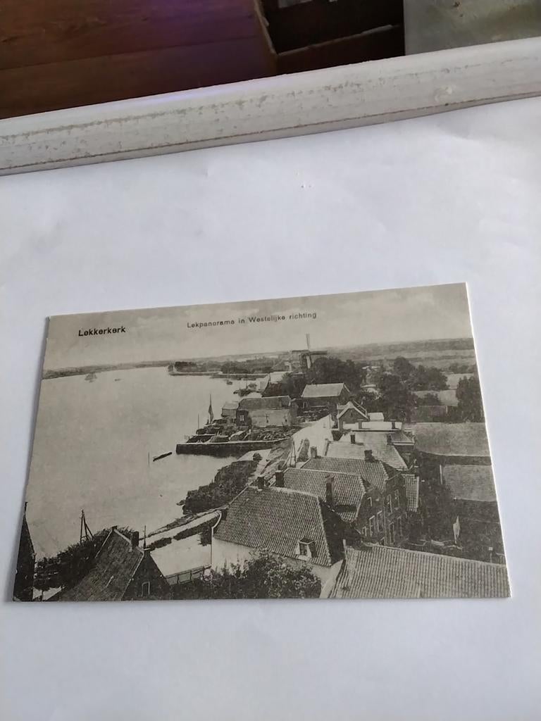 LEKKERKERK. LEKPANORAMA IN WESTELIJKE RICHTING, Ophalen of Verzenden