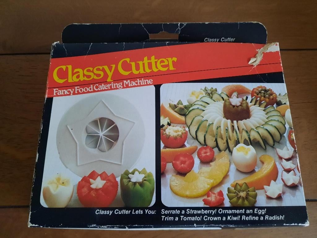 Classy Cutter groente / fruitsnijder voor je buffet o, Ophalen of Verzenden, Zo goed als nieuw