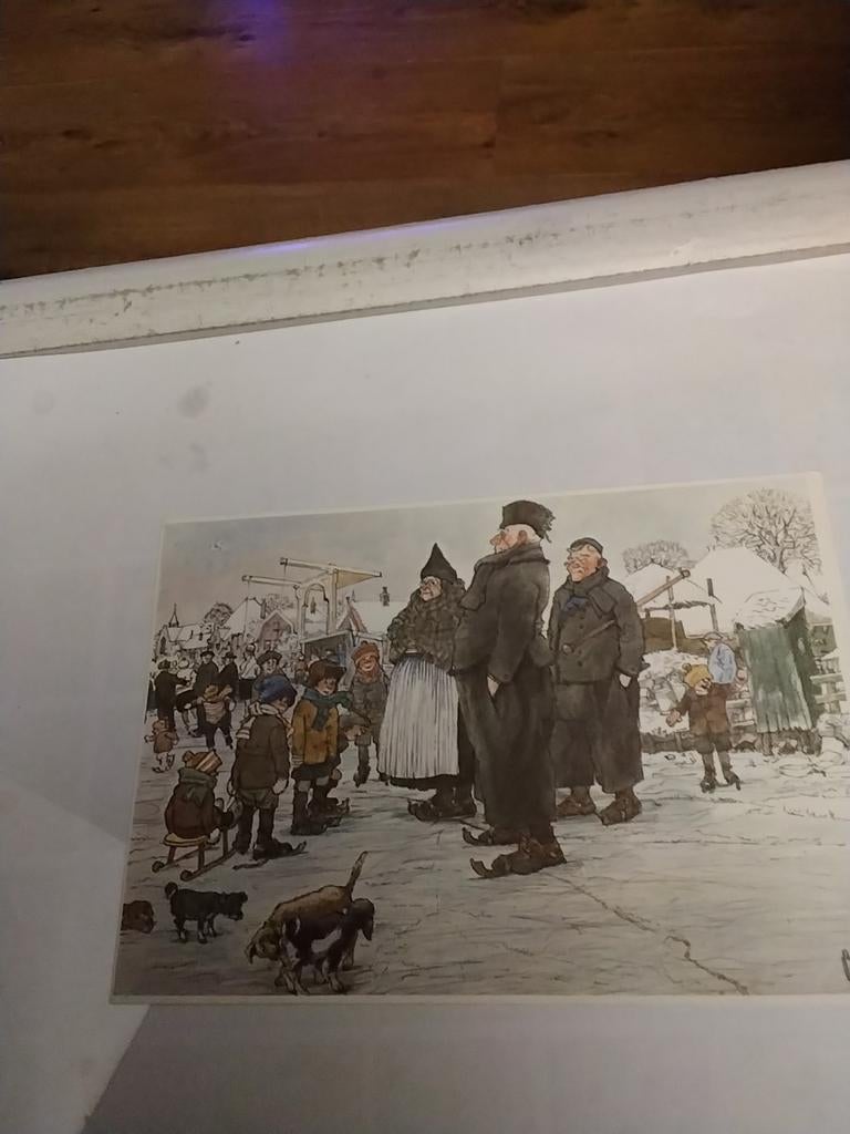 JAN SANDERS. / DE ECHTE VOLENDAMMER SCHAATST OP SOKKEN, Ophalen of Verzenden