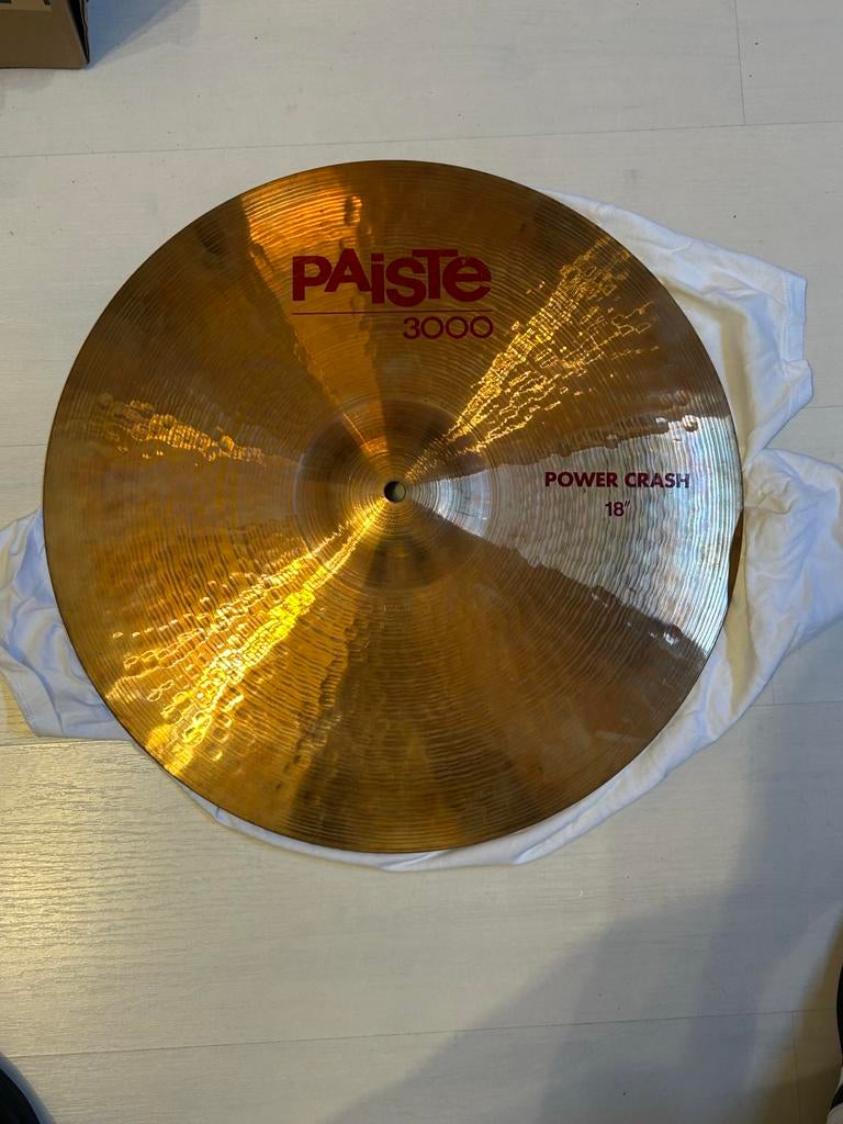 Paiste 3000 Power Crash 18" Bekken, Muziek en Instrumenten, Drumstellen en Slagwerk, Ophalen of Verzenden, Gebruikt, Overige merken