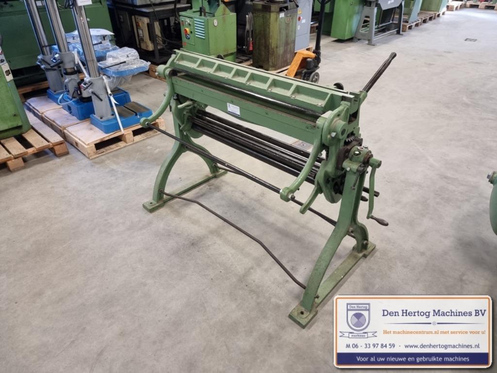 Combinatie zetbank wals kraalmachine 1m kantelbank gebruikt, Ophalen, Gebruikt