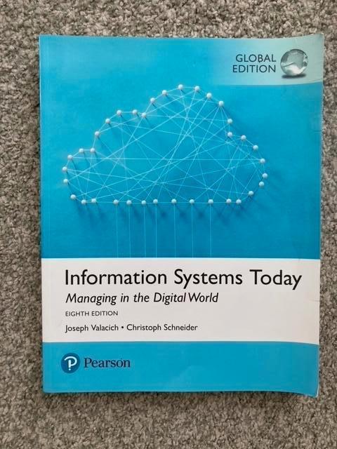 Information Systems Today 9781292215976, Ophalen of Verzenden, Beta, Zo goed als nieuw, WO