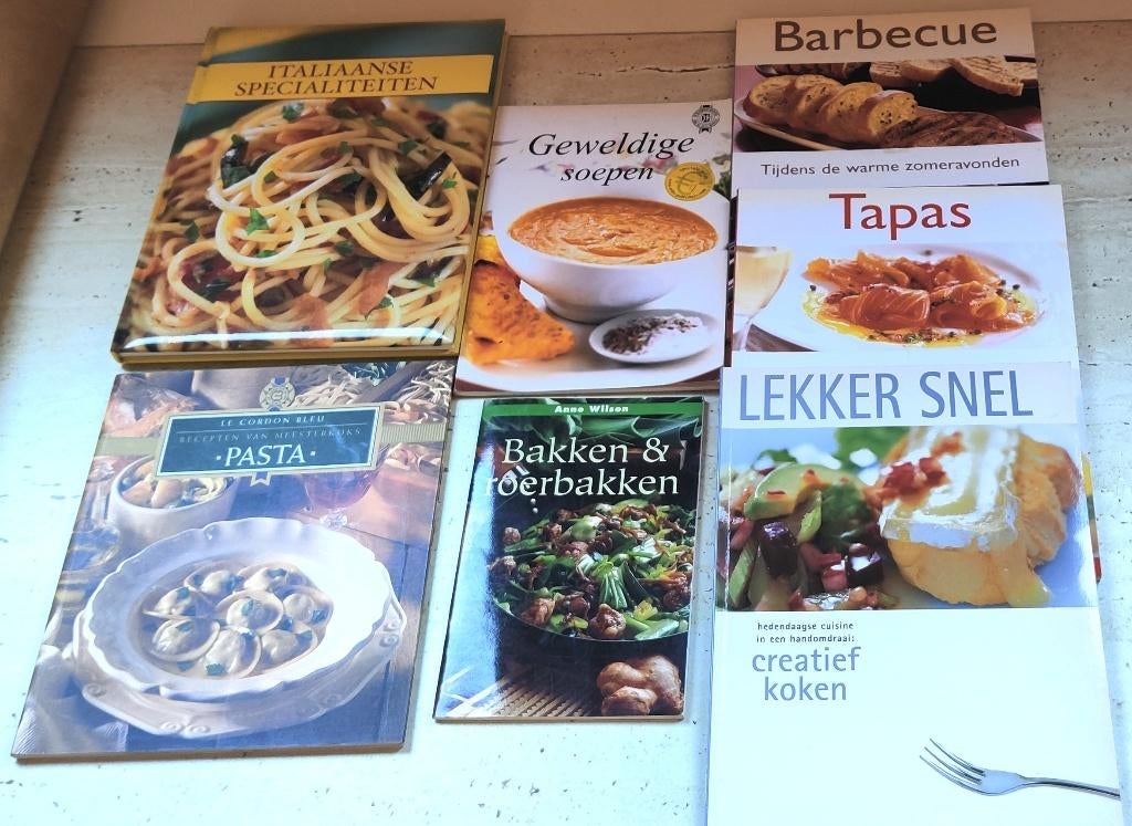 7 nieuwe kookboeken MOET WEG: Ruimtegebrek, Boeken, Kookboeken, Ophalen of Verzenden, Nieuw, Overige gebieden